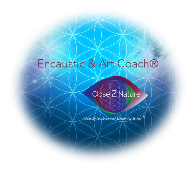 Encaustic & Art Coach embleem